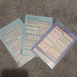 DECO BEAUTY Nail Art Sticker 3 Packs
